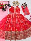 OC 159 Girls Wear Designer Gown With Dupatta Kids Wholesale Market In Surat